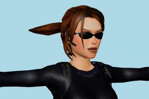 Lara Croft Lara-Croft, Lara, Croft, lara, Tomb-Raider, girl, female, woman, people, human, xna, characters, rigged